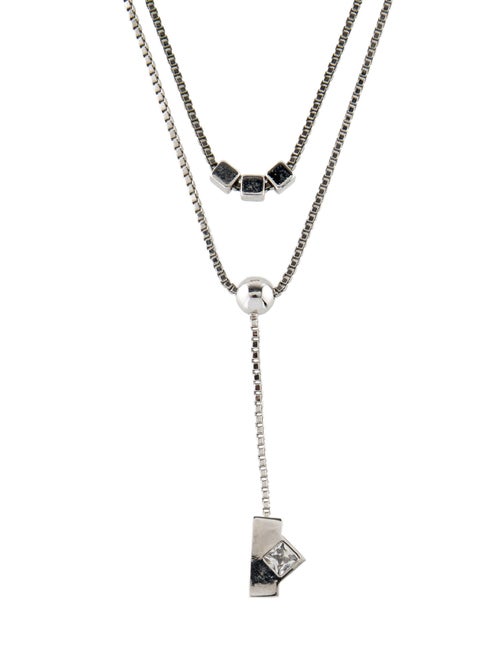 Givenchy Crystal Double Strand Necklace