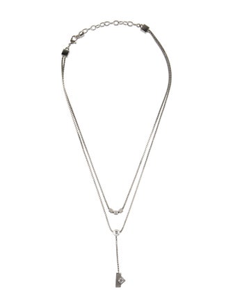 Givenchy Crystal Double Strand Necklace