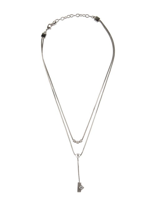 Givenchy Crystal Double Strand Necklace