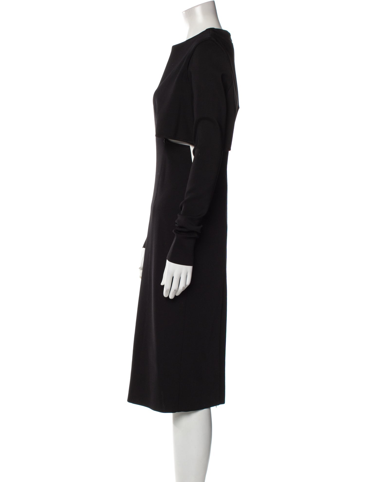 Givenchy Crew Neck Midi Length Dress