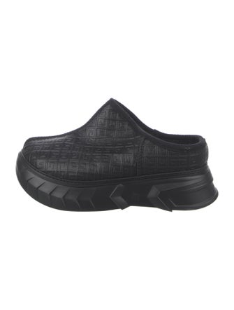 Givenchy Leather Printed Slippers