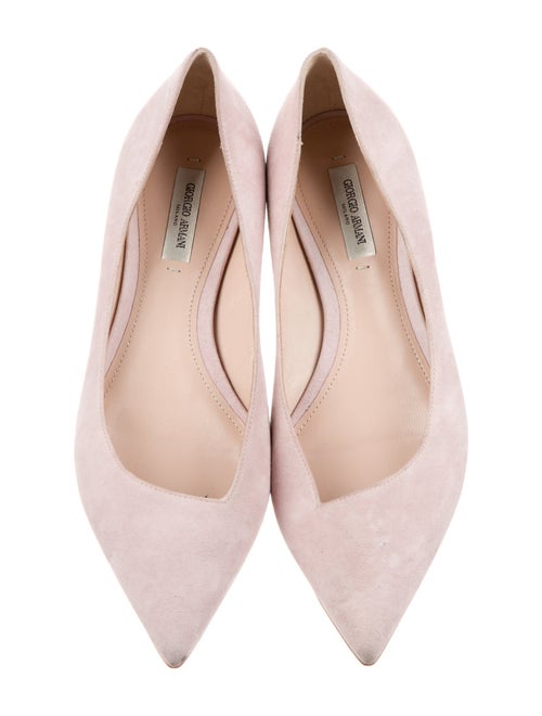Giorgio Armani Suede Ballet Flats