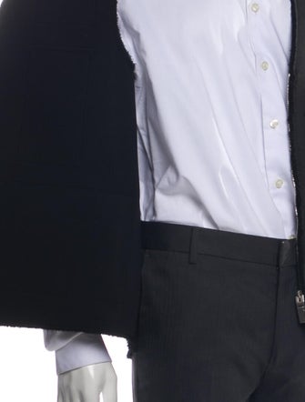 Givenchy Wool Plaid Print Vest