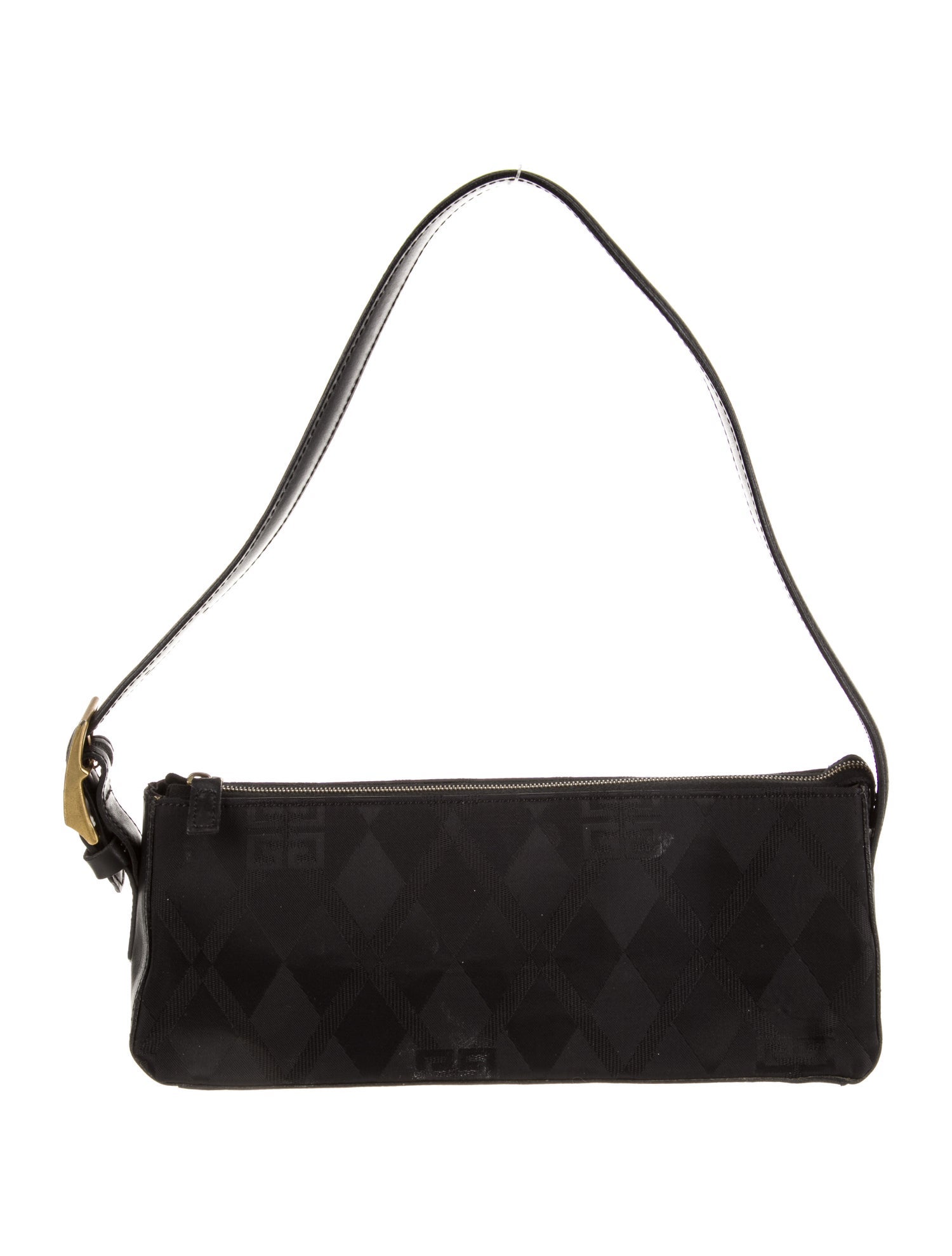 Givenchy Diamond Pattern Satin Shoulder Bag