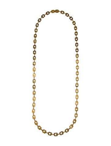 Givenchy Chain Vintage G Link Necklace