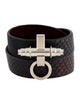 Givenchy Snakeskin & Python Obsedia Triple Wrap Bracelet