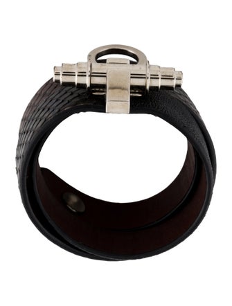 Givenchy Snakeskin & Python Obsedia Triple Wrap Bracelet