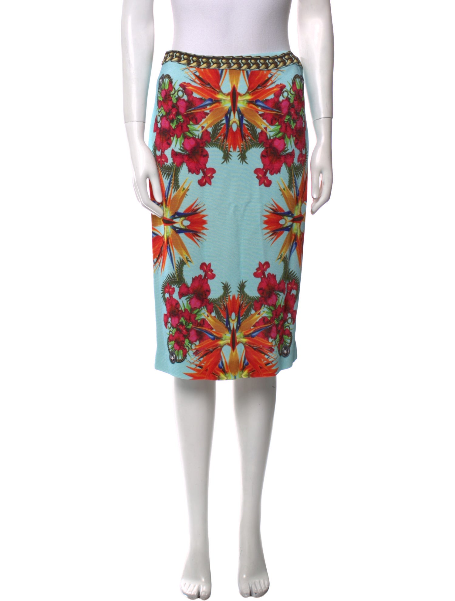 Givenchy Floral Print Knee-Length Skirt