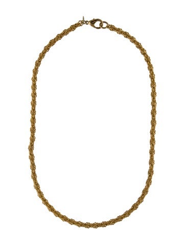 Givenchy Collar Vintage Braided Necklace