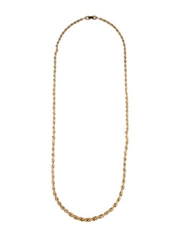 Givenchy Chain Vintage Rope Necklace