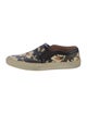 Givenchy Leather Floral Print Sneakers