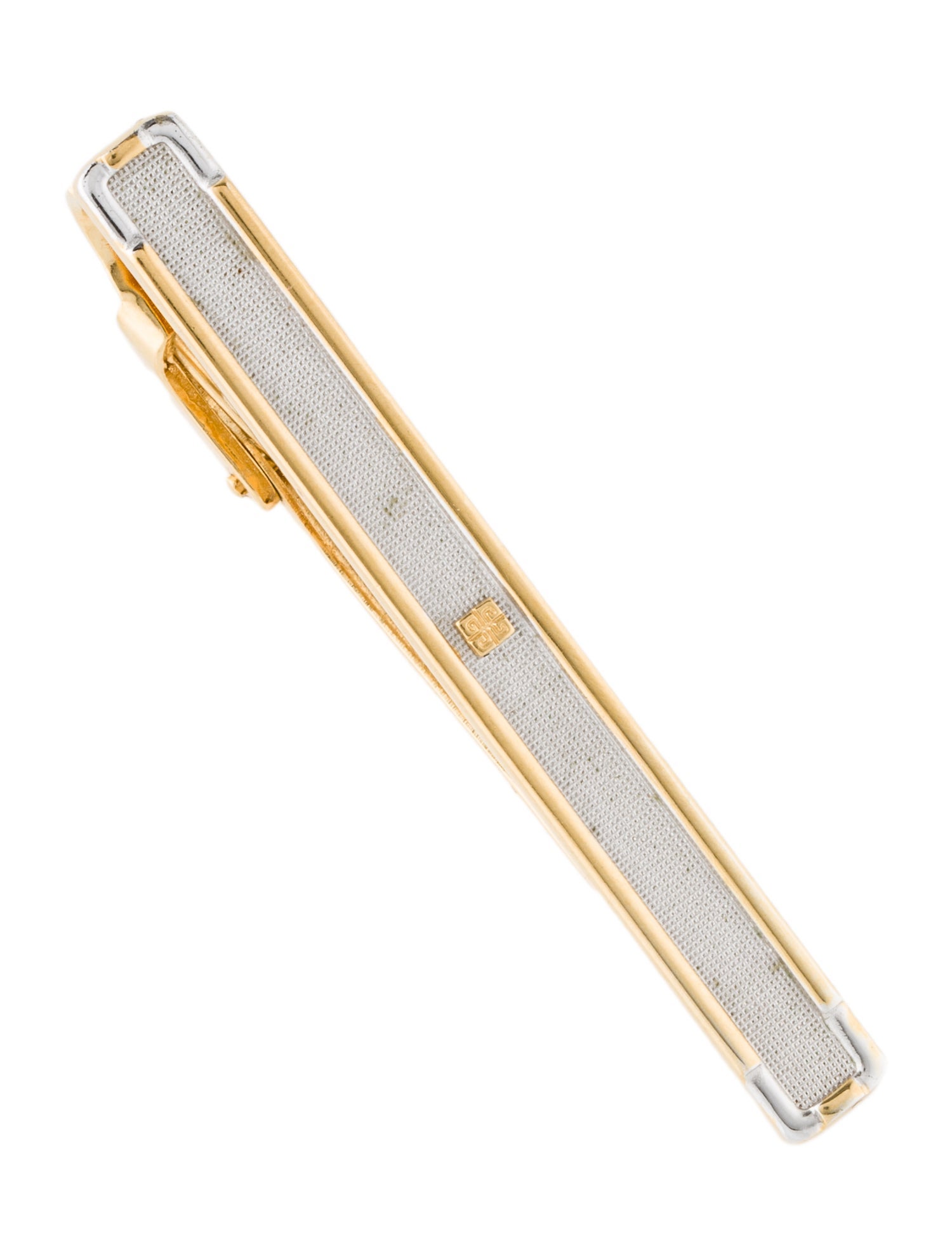 Givenchy Vintage Two-Tone Tie Clip