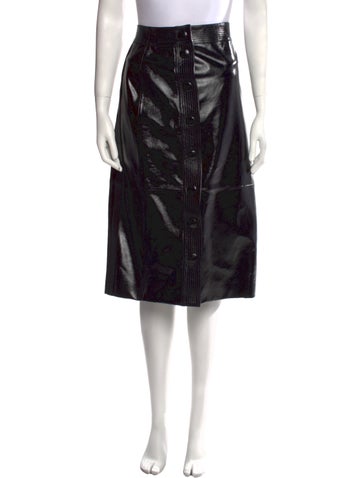 Givenchy Skirts Lambskin Knee-Length Skirt Us8, Fr40 | M