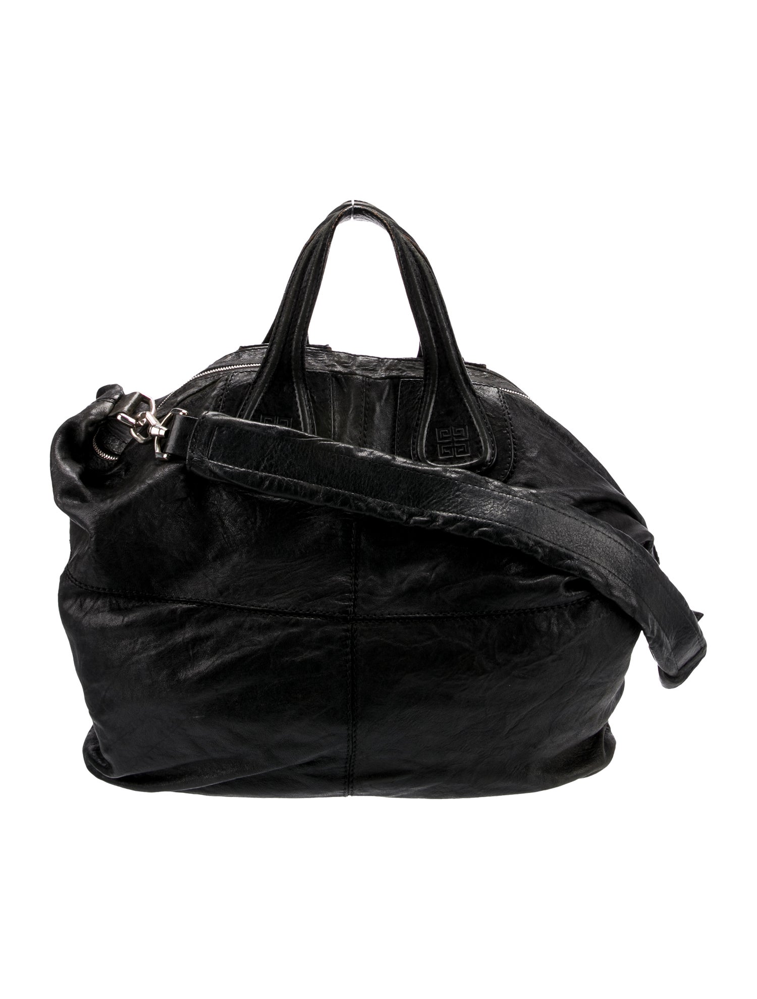 Givenchy Leather Top Handle Bag Black Handle Bags, Handbags