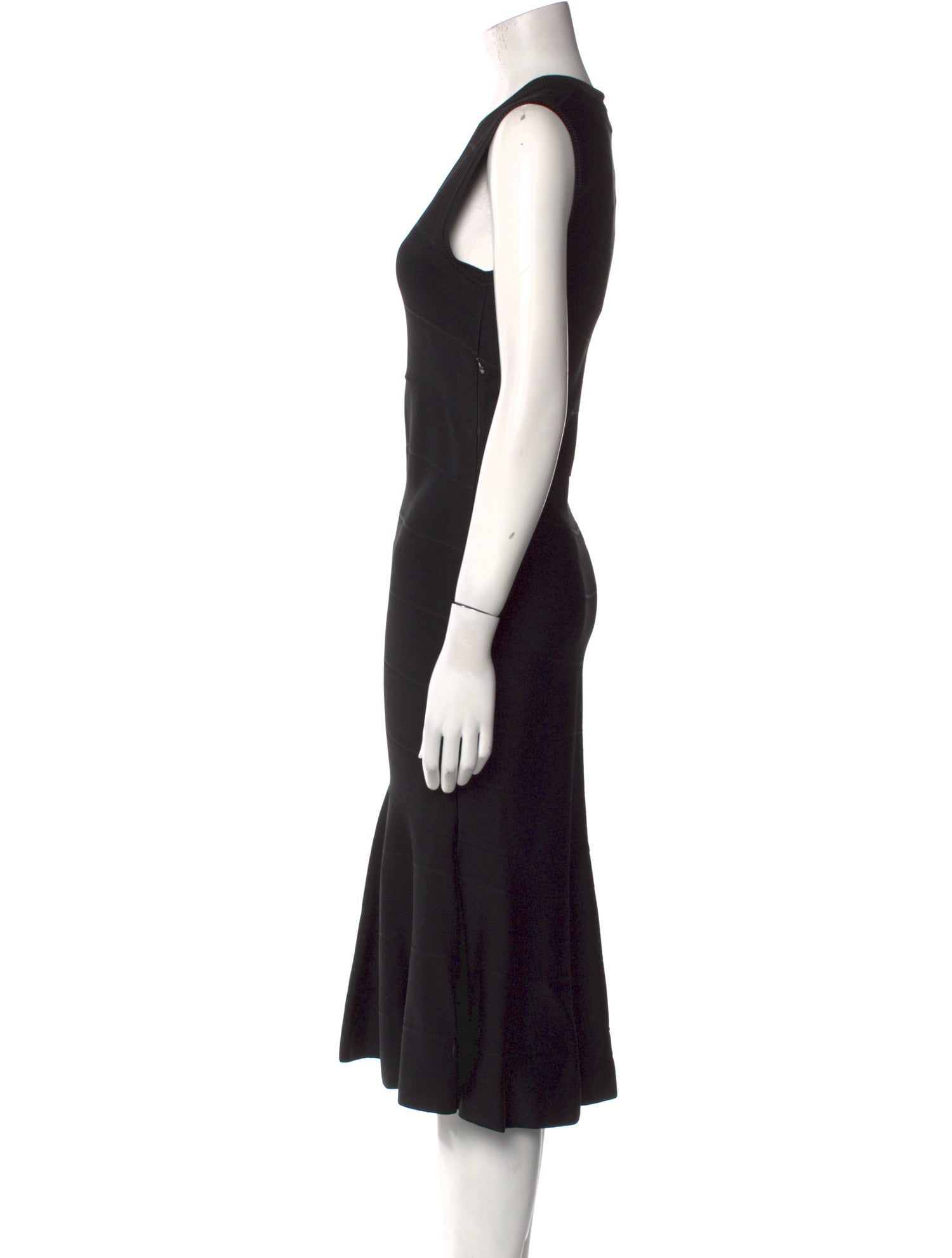 Givenchy V-Neck Midi Length Dress