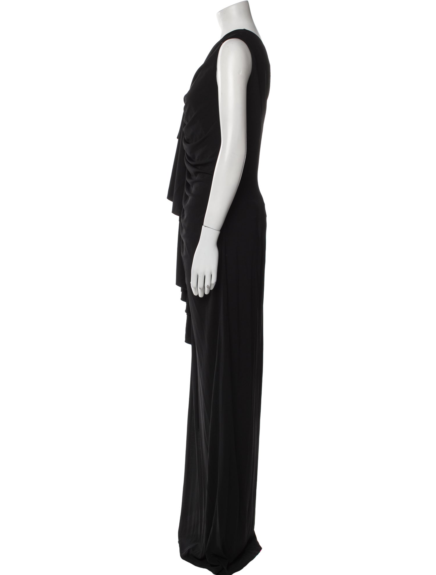 Givenchy One-Shoulder Long Dress