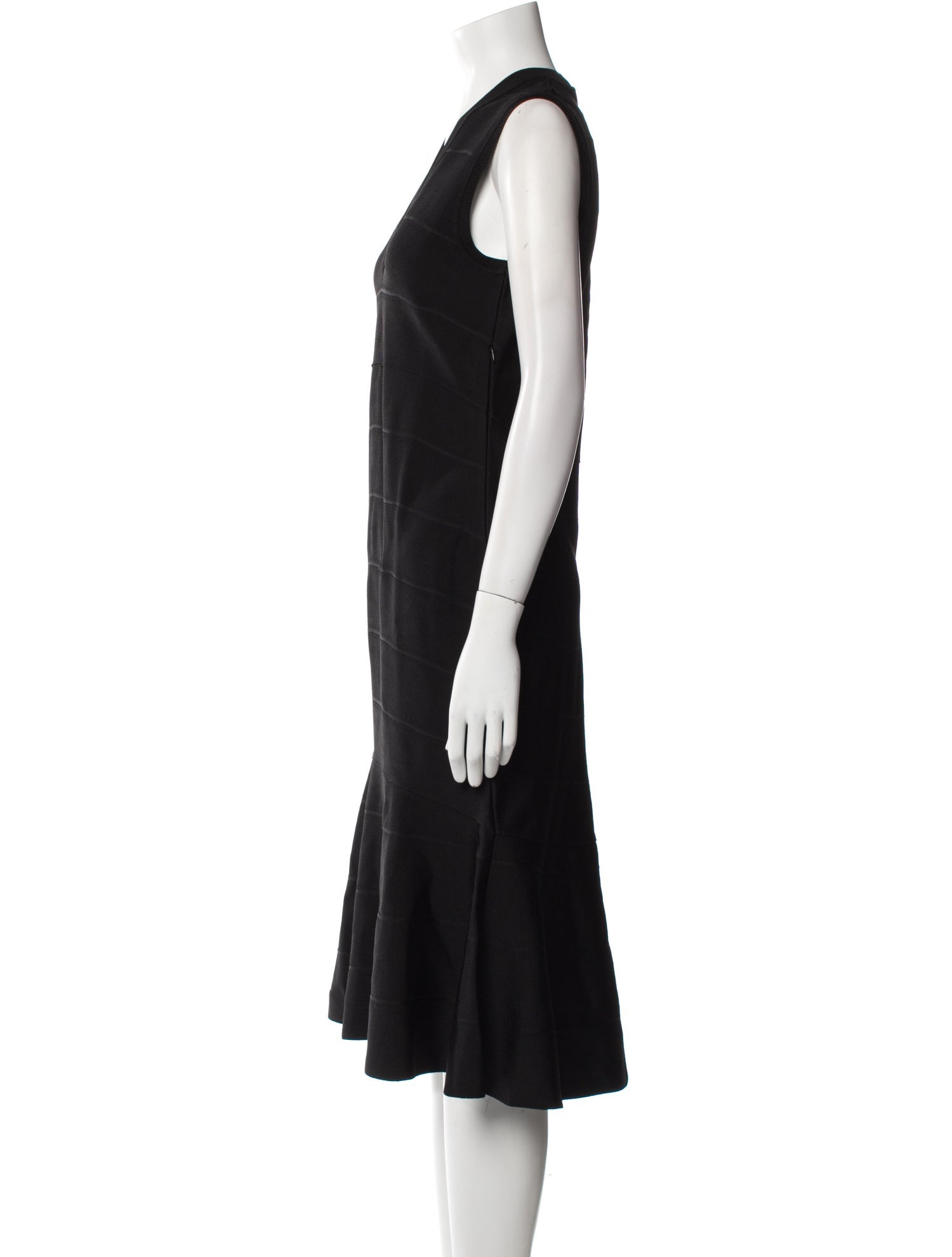 Givenchy V-Neck Midi Length Dress