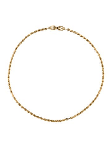 Givenchy Chain Vintage Rope Necklace