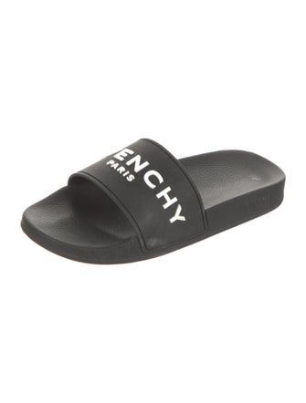 Givenchy Signature Logo Rubber Slides