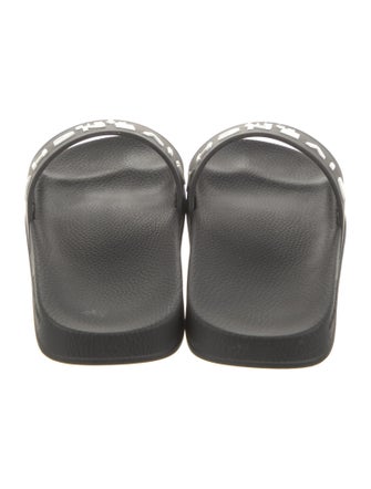 Givenchy Signature Logo Rubber Slides