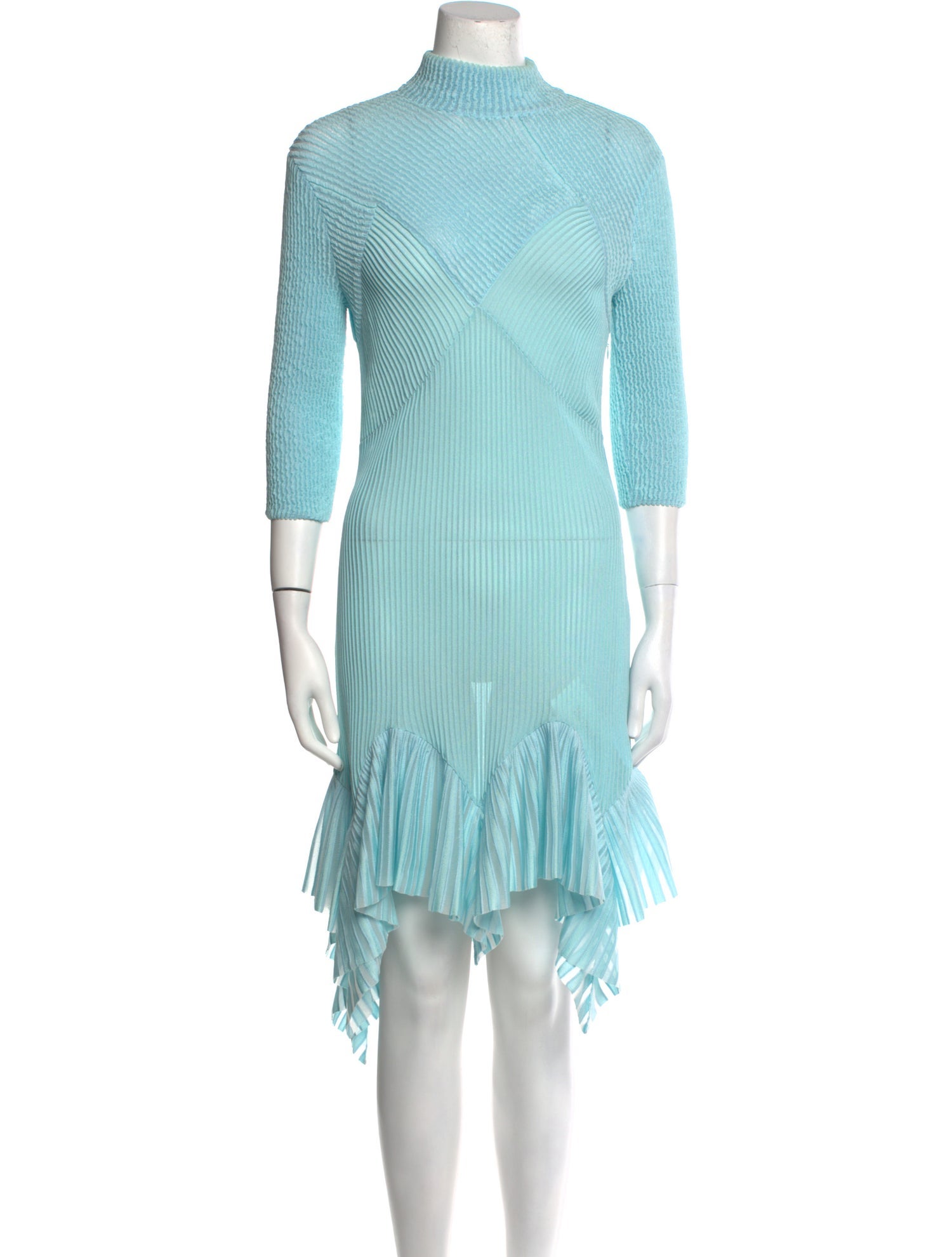 Givenchy Mock Neck Midi Length Dress