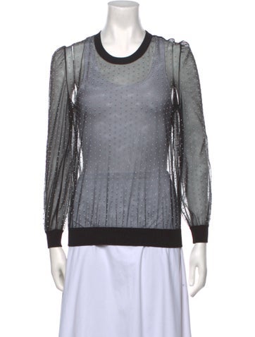 Givenchy Tops Crew Neck Long Sleeve Sweatshirt S