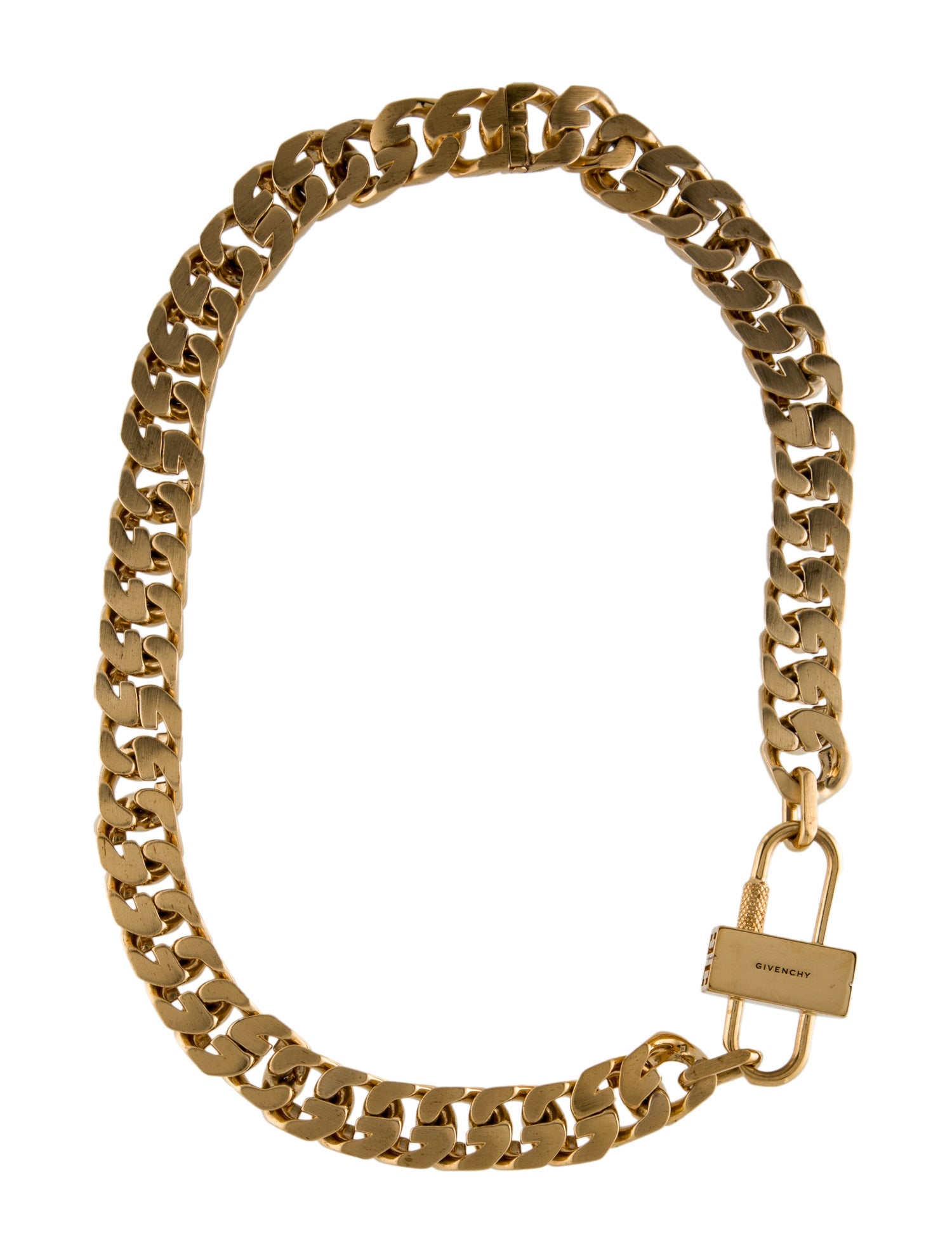 Givenchy G-Chain Lock Small Necklace