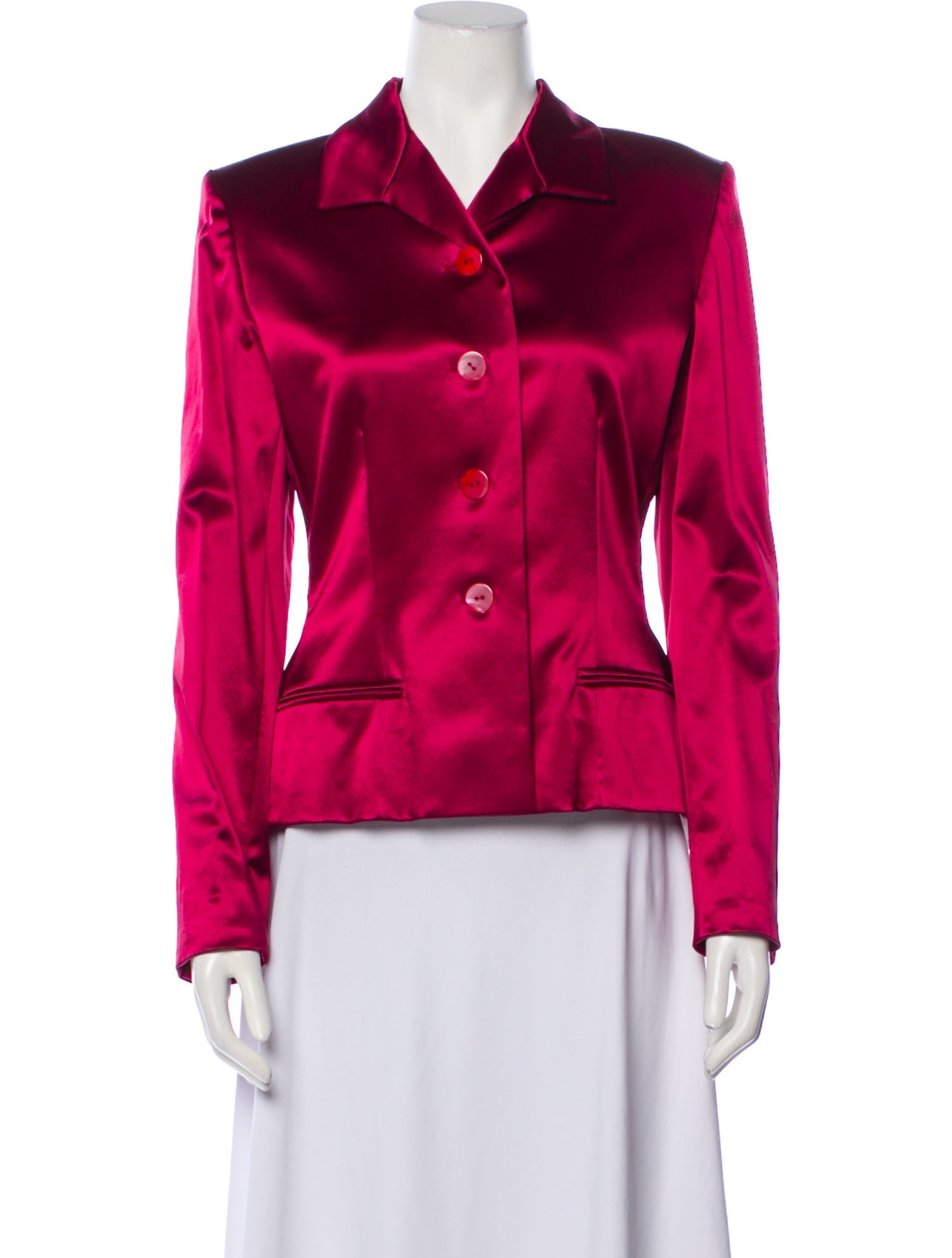 Givenchy Satin Striped Skirt Set