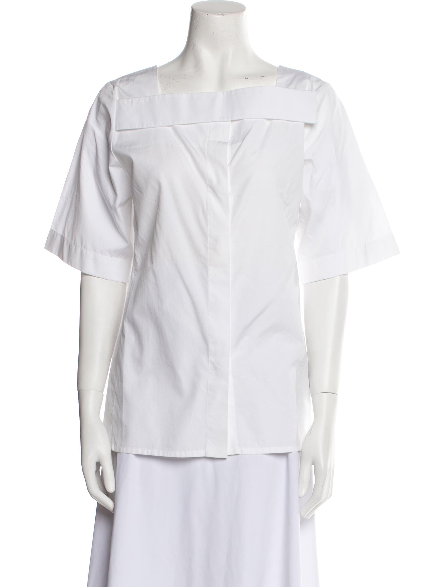 Givenchy One-Shoulder Short Sleeve Tunic