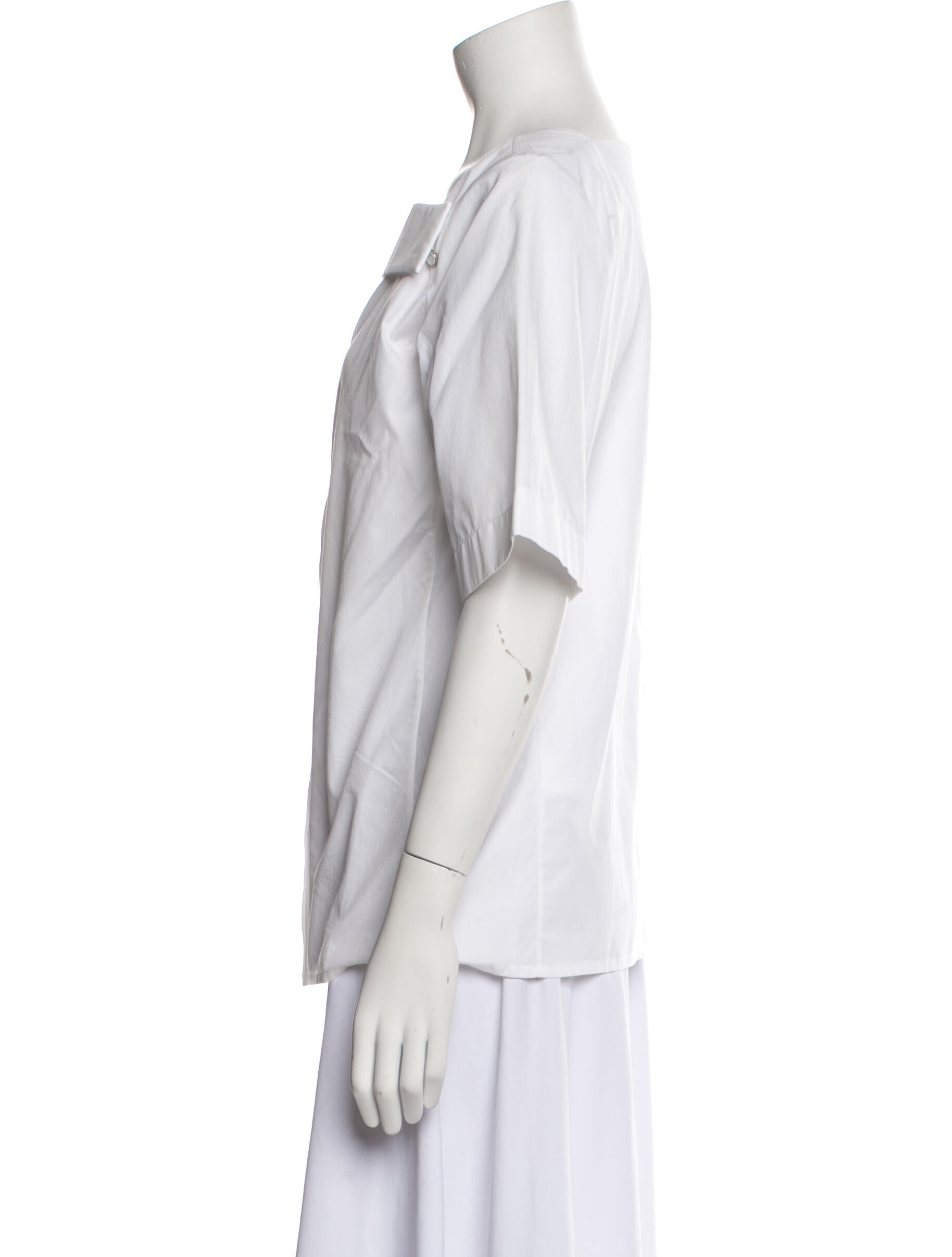 Givenchy One-Shoulder Short Sleeve Tunic