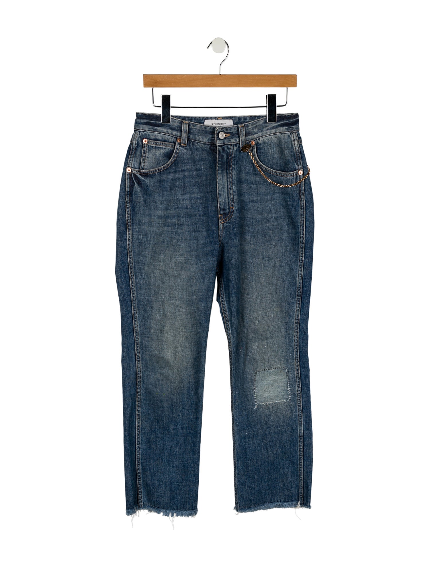 Givenchy High-Rise Straight Leg Jeans