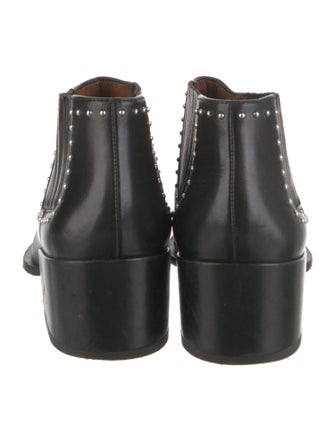 Givenchy Leather Studded Accents Chelsea Boots