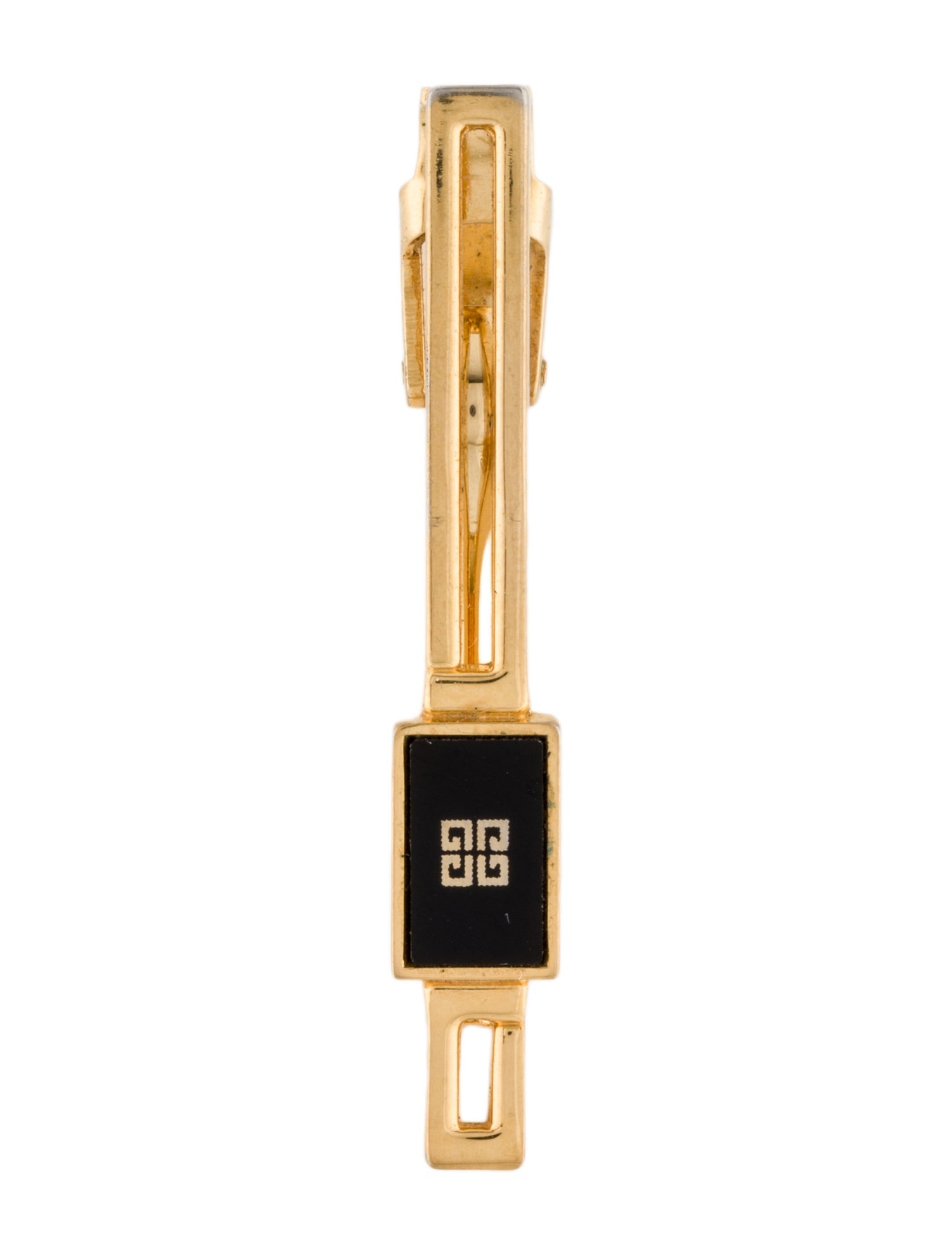 Givenchy Vintage Resin 4G Tie Clip
