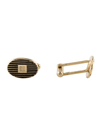 Givenchy Striped Cufflinks