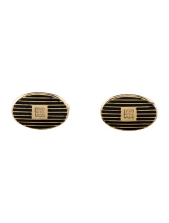Givenchy Striped Cufflinks