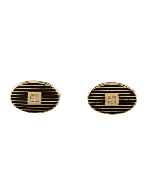 Givenchy Striped Cufflinks