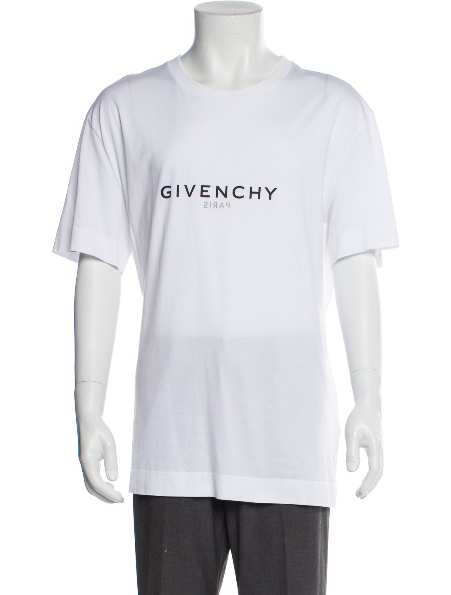 Givenchy Graphic Print Crew Neck T-Shirt - White T-Shirts