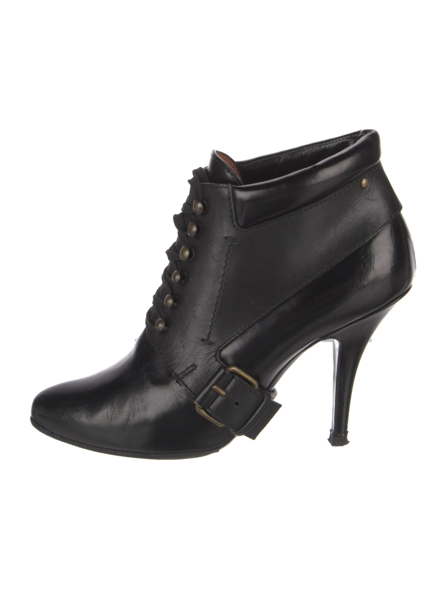 Givenchy Leather Lace-Up Boots