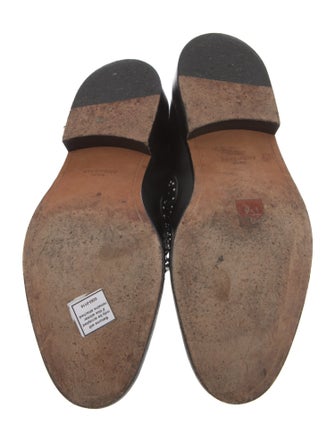 Givenchy Leather Printed Combat Boots