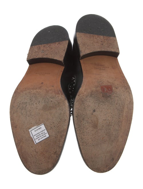 Givenchy Leather Printed Combat Boots