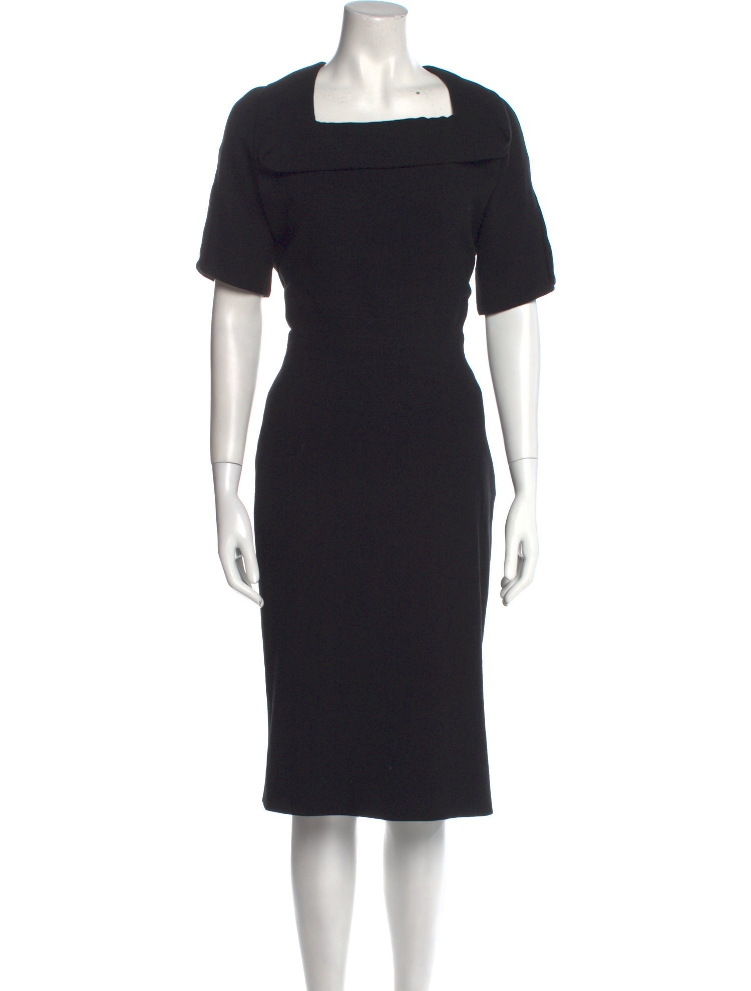 Givenchy Square Neckline Midi Length Dress