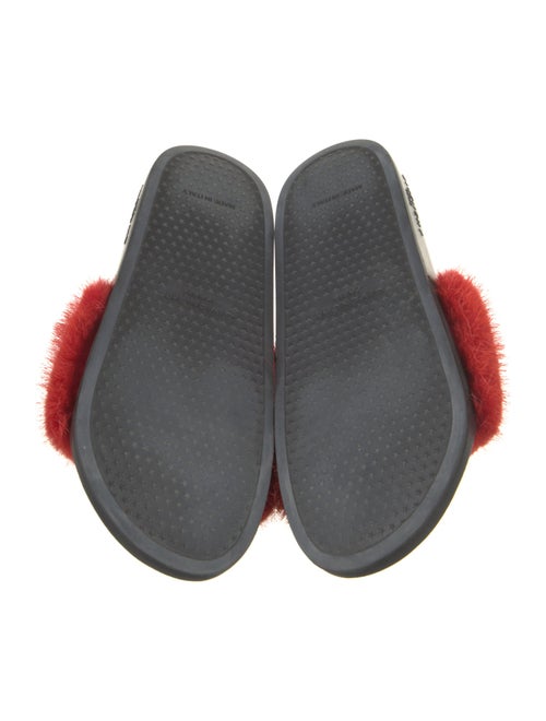 Givenchy Mink Fur Trim Slides