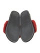 Givenchy Mink Fur Trim Slides