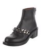 Givenchy Leather Chain-Link Accents Boots