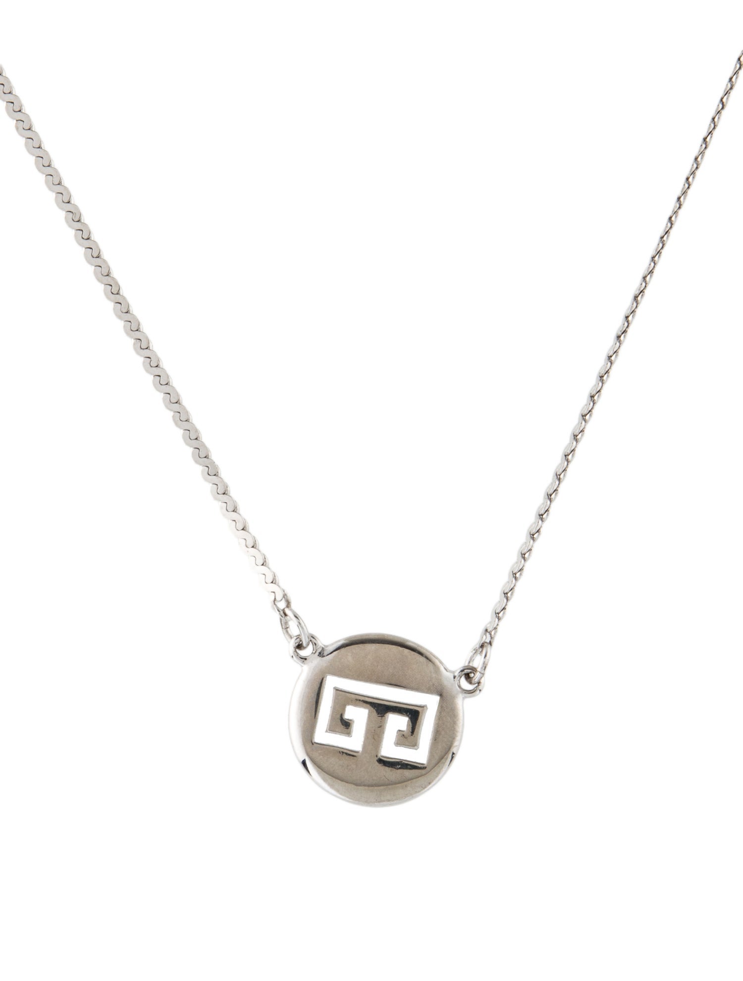 Givenchy Vintage G Pendant Necklace