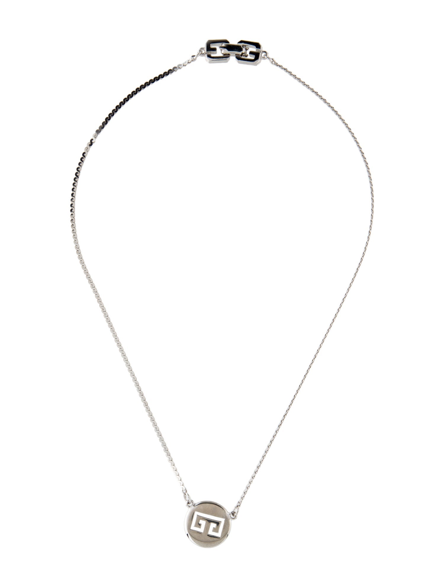 Givenchy Vintage G Pendant Necklace