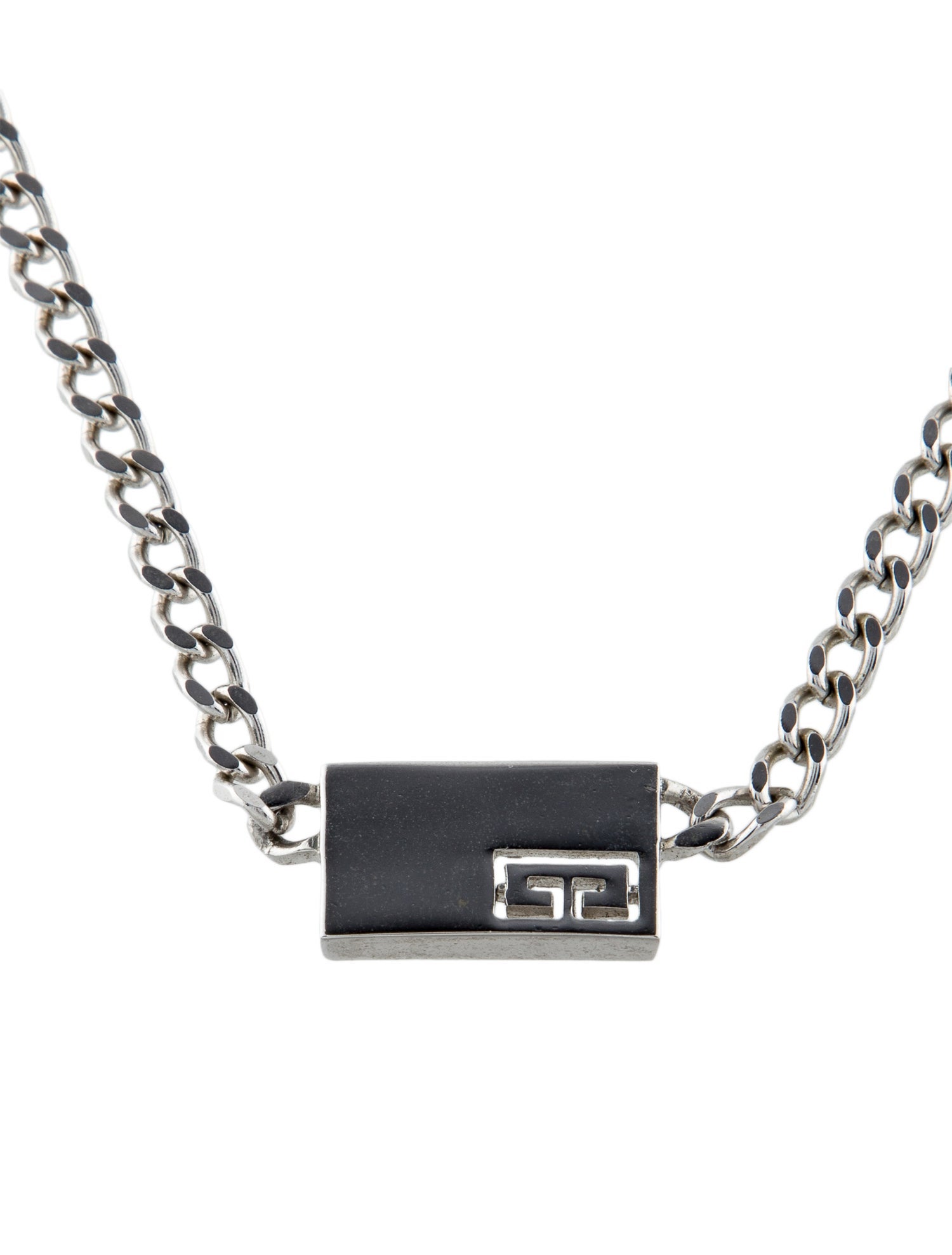 Givenchy Vintage Double G Pendant Necklace