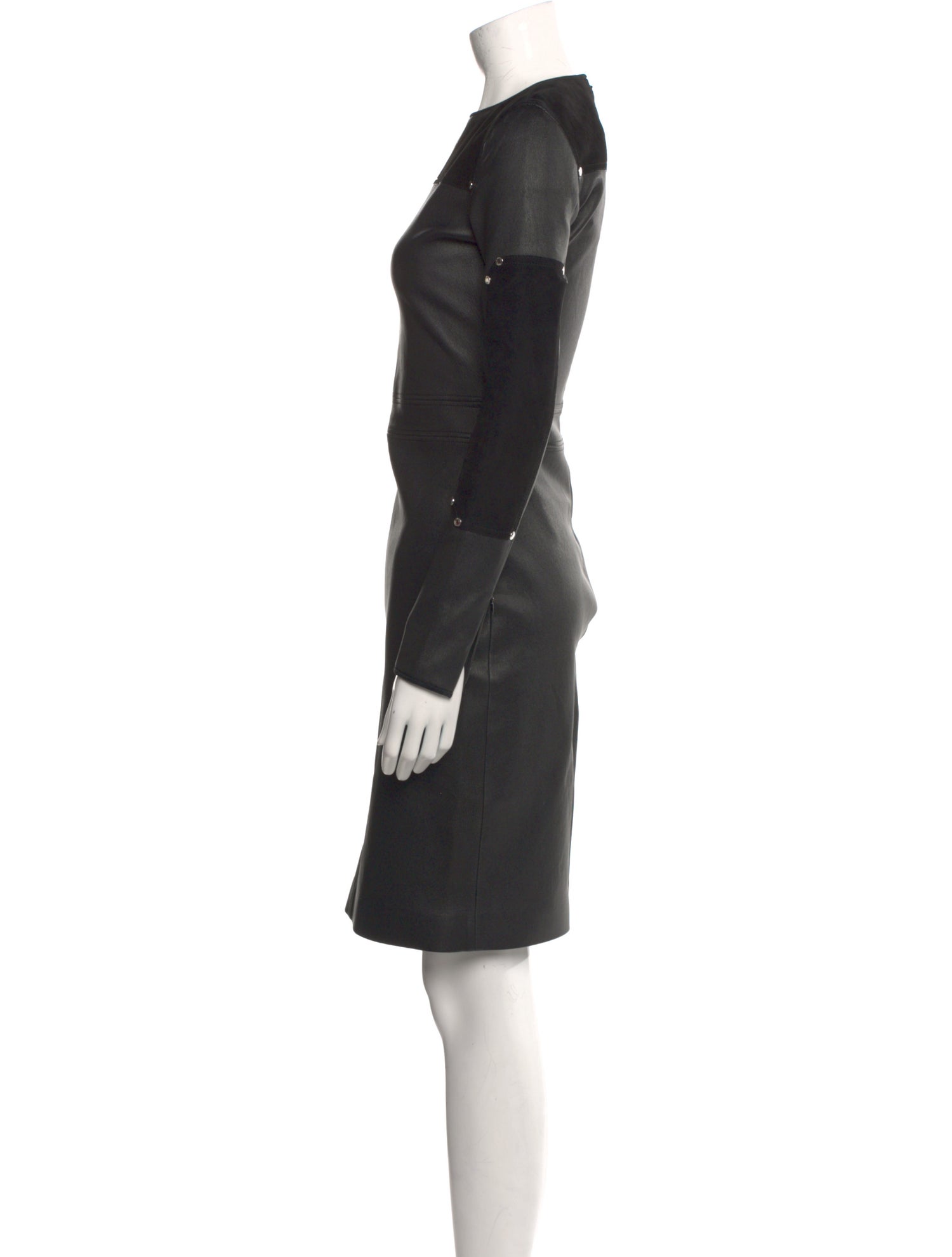 Givenchy Lambskin Knee-Length Dress