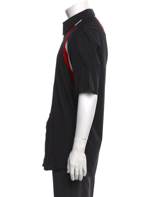 Givenchy Colorblock Pattern Short Sleeve Shirt