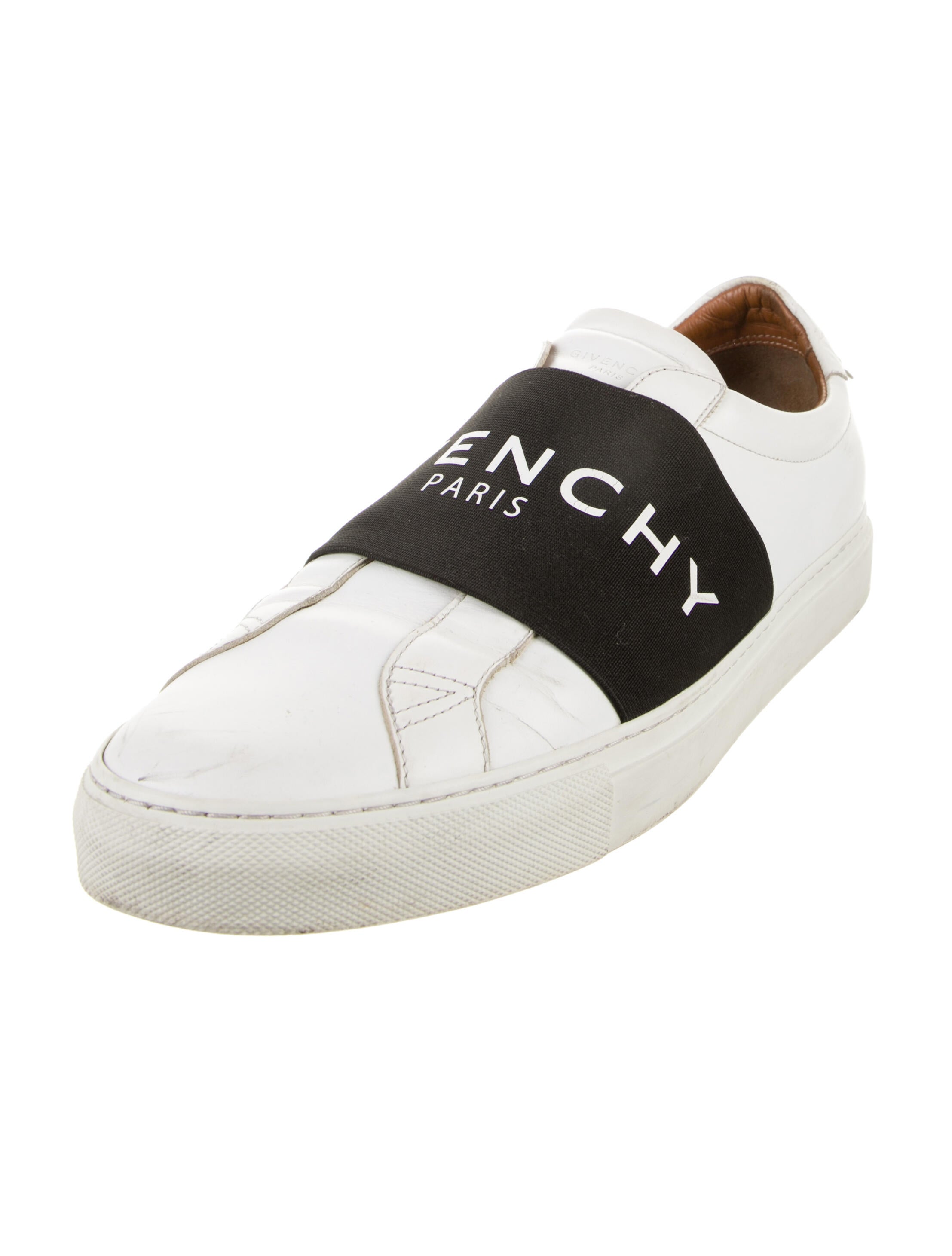 Givenchy Leather Colorblock Pattern Sneakers